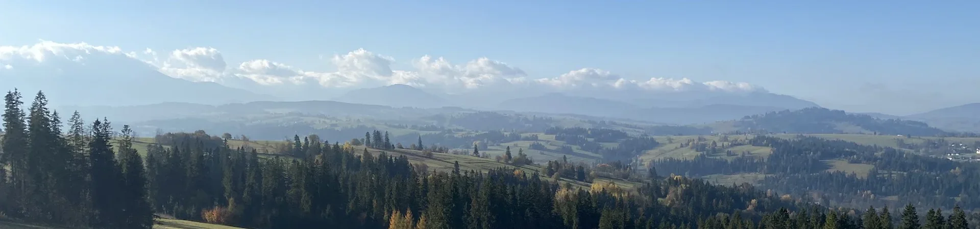 Charakterystyczne okolica Czarnego Dunajca