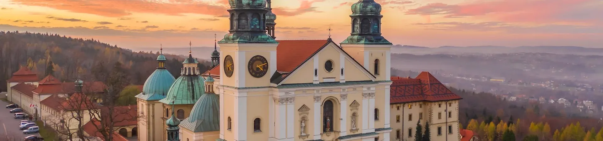 Charakterystyczne okolica Kalwarii Zebrzydowskiej