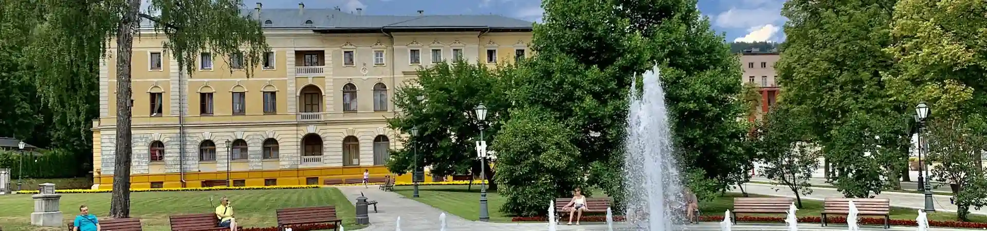 Charakterystyczne okolica Krynicy-Zdroju