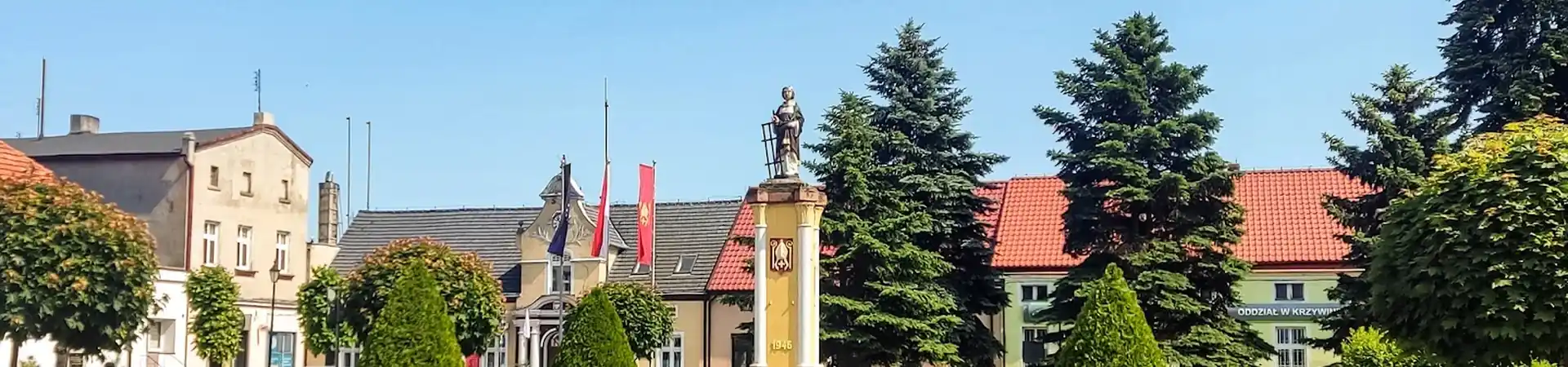 Charakterystyczne okolica Krzywinia