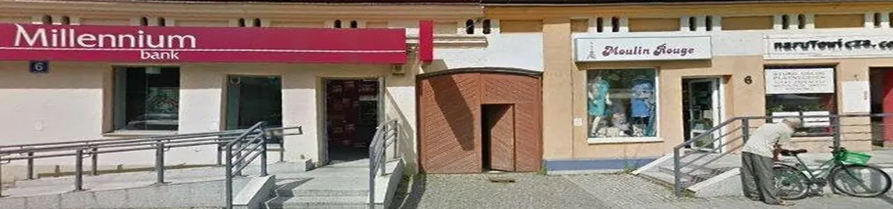 Zdjęcie placówki Banku Millennium przy ulicy Narutowicza w Bełchatowie