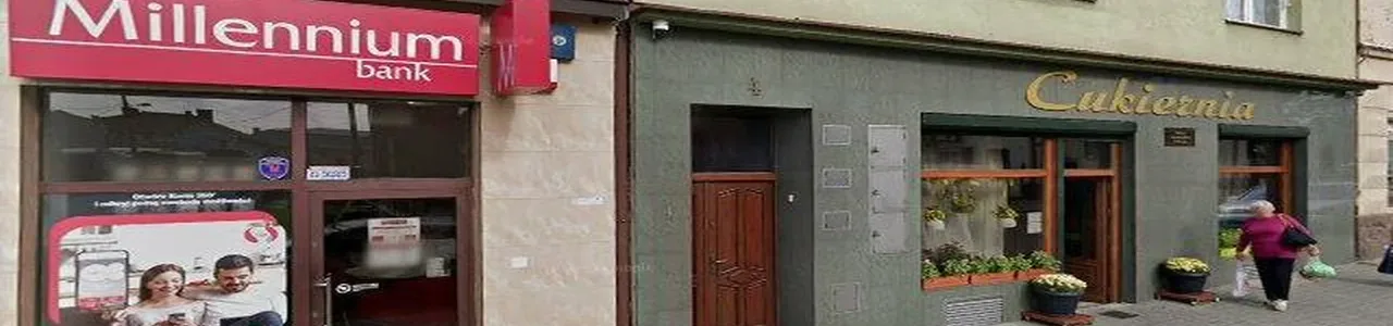 Zdjęcie placówki Banku Millennium przy ulicy Kolejowej w Dębicy