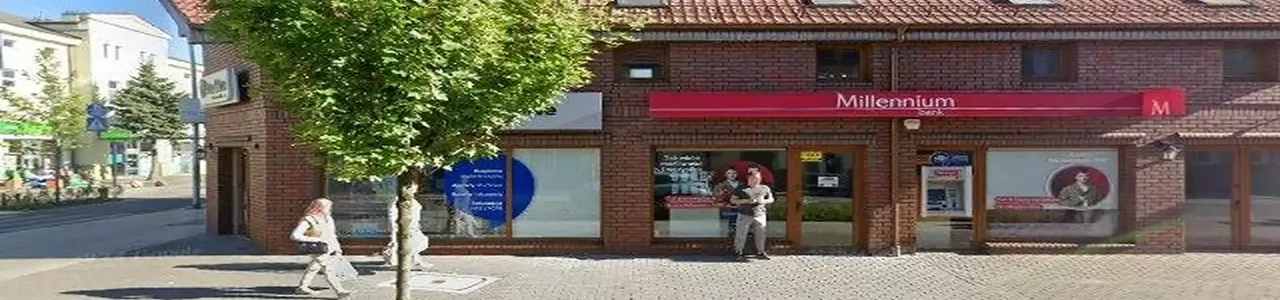 Zdjęcie placówki Banku Millennium przy ulicy Wrocławska w Jarocinie