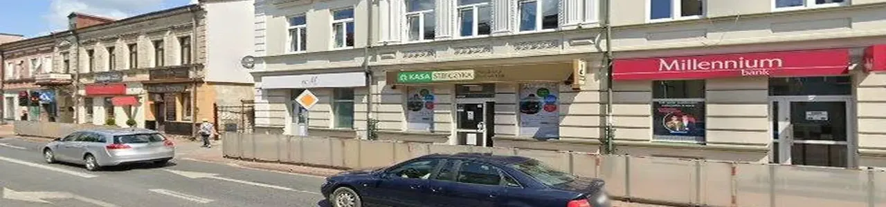 Zdjęcie placówki Banku Millennium przy ulicy Wyszyńskiego w Łukowie