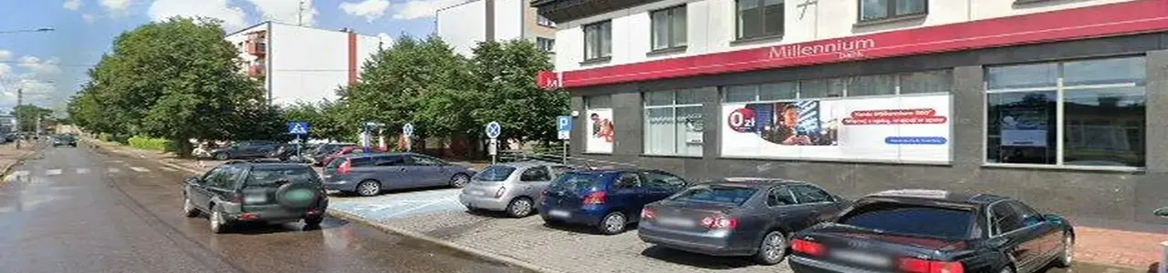 Zdjęcie placówki Banku Millennium przy ulicy Wyzwolenia w Mońkach