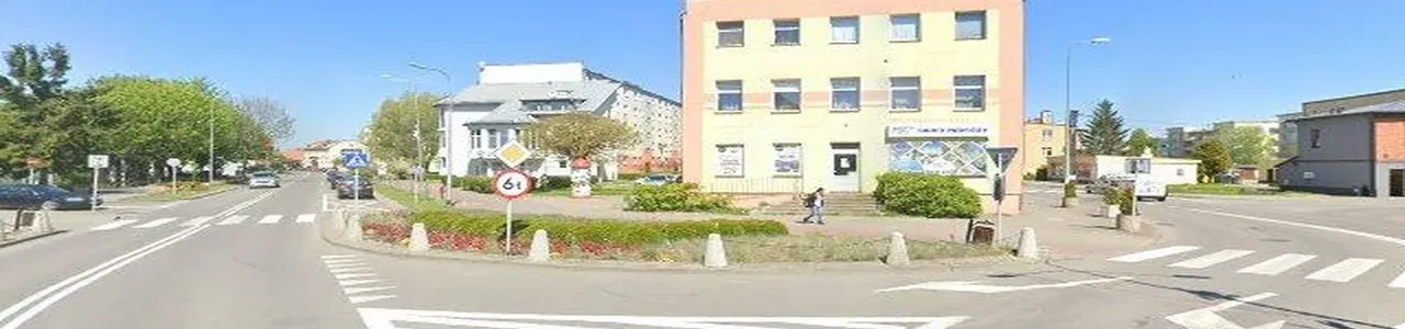 Zdjęcie placówki Banku Millennium przy ulicy Wejhera w Nowym Dworze Gdańskim