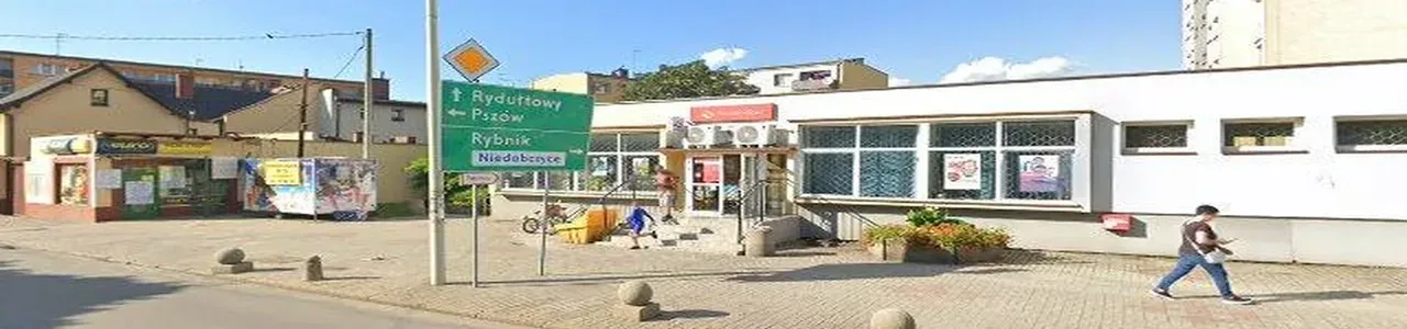 Zdjęcie placówki Banku Millennium przy ulicy Korfantego w Radlinie