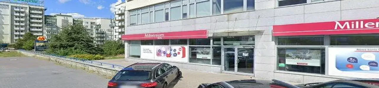 Zdjęcie jednej z placówek Millennium zlokalizowanej w Warszawie