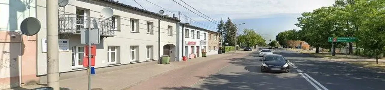 Zdjęcie placówki Banku Spółdzielczego w Bełchatowie przy ulicy Piłsudskiego.