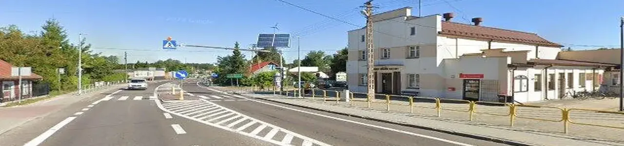 Zdjęcie placówki Banku Spółdzielczego w Bełżcu przy ulicy Lwowskiej.