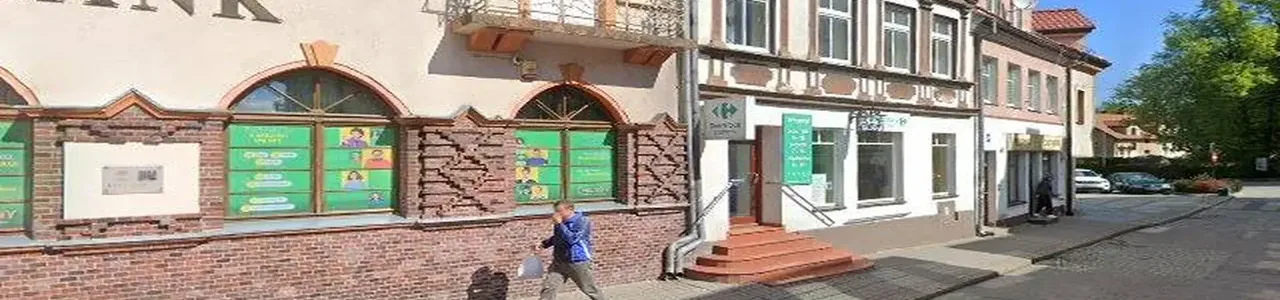 Zdjęcie jednej z biskupieckich placówek banku spółdzielczego