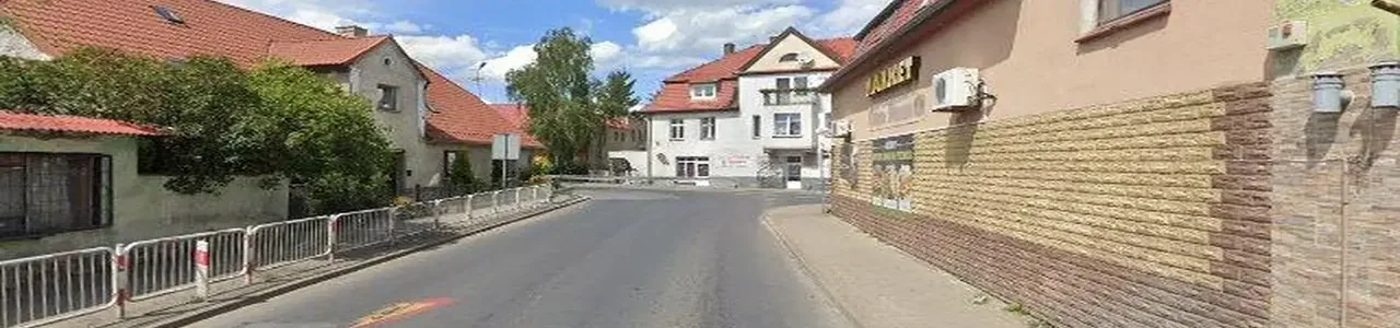 Zdjęcie placówki Banku Spółdzielczego w Borku Strzelińskim przy ulicy Jana Pawła II w miejscowości Borek Strzelińskiul