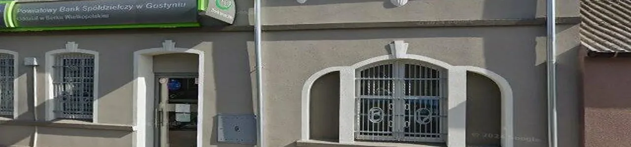 Zdjęcie placówki Banku Spółdzielczego w Borku Wielkopolskim przy ulicy Kilińskiego.