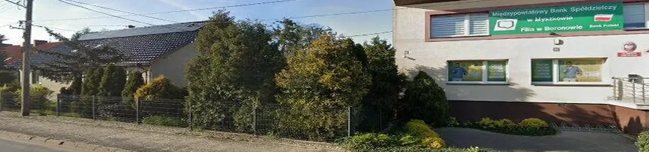 Zdjęcie placówki Banku Spółdzielczego przy ulicy Wolności w Boronowie