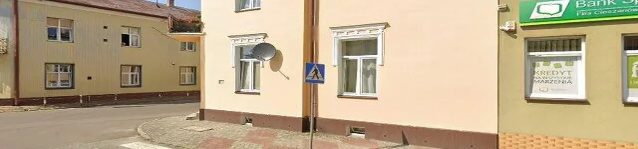 Zdjęcie placówki Banku Spółdzielczego przy ulicy Mickiewicza w Cieszanowie