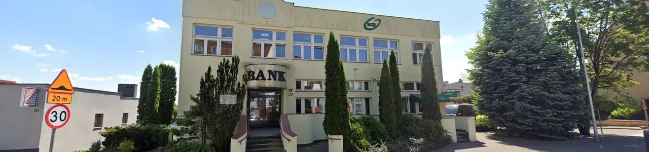 Zdjęcie placówki Banku Spółdzielczego w Człuchowie przy ulicy Zamkowej