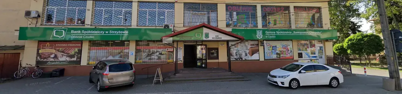 Zdjęcie placówki Banku Spółdzielczego przy ulicy Jasielskiej w Czudcu
