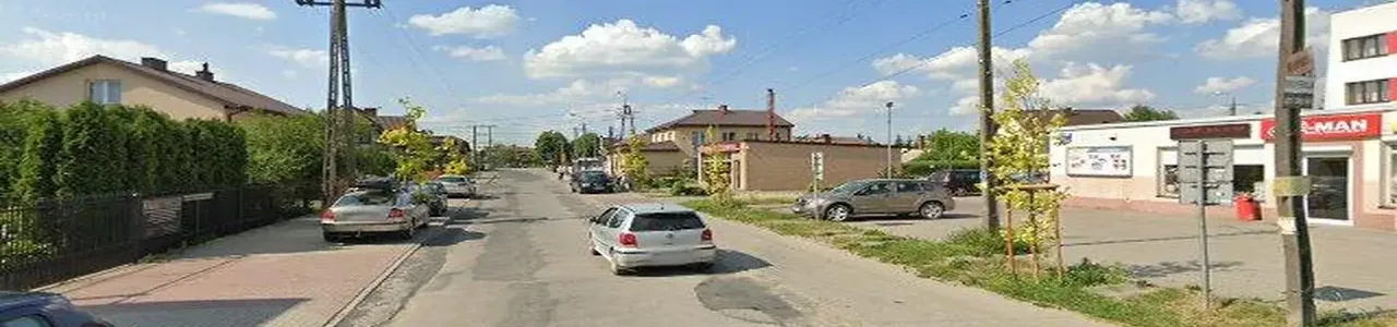 Zdjęcie placówki Banku Spółdzielczego przy ulicy Strażackiej w Dębem Wielkim