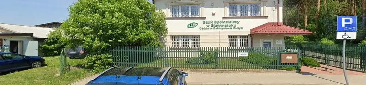 Zdjęcie placówki Banku Spółdzielczego w Dobrzyniewie Dużym przy ulicy Białostockiej w Białymstoku