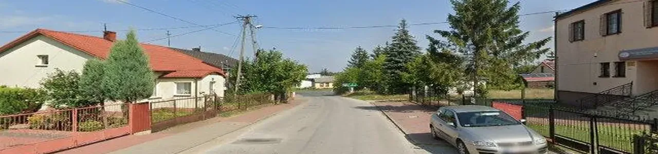 Zdjęcie placówki Banku Spółdzielczego w Gielniowie przy ulicy Partyzantów.