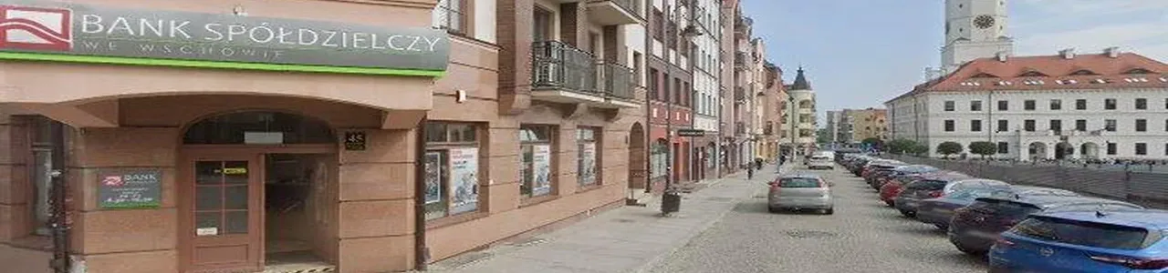 Zdjęcie jednej z placówek banku spółdzielczego w Głogowie