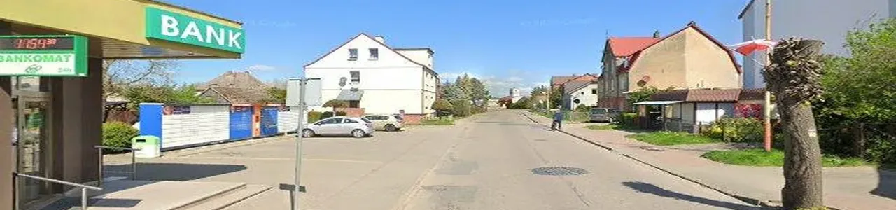 Zdjęcie placówki Banku Spółdzielczego w Golczewie przy ulicy Niepodległości.