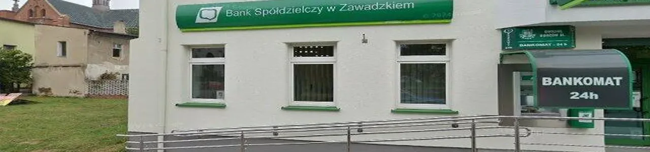Zdjęcie placówki Banku Spółdzielczego przy ulicy Rynek w Gorzowie Śląskim