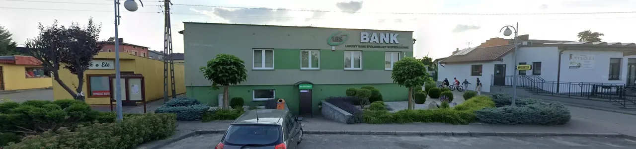 Zdjęcie placówki Banku Spółdzielczego przy ulicy Szkolnej w Grzegorzewie
