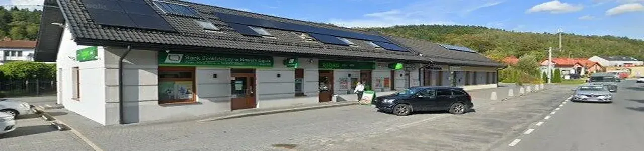 Zdjęcie placówki Banku Spółdzielczego przy ulicy Kamionka Wielka w Kamionce Wielkiej