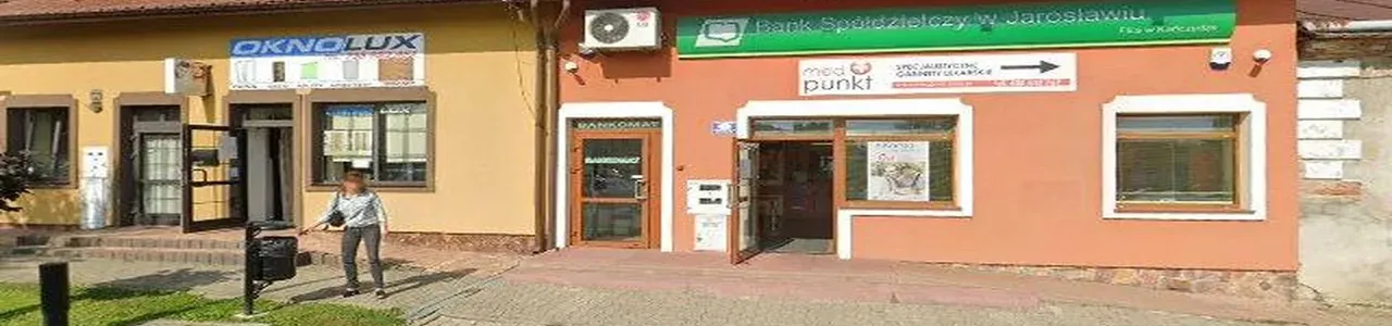 Zdjęcie jednej z kańcuckich placówek banku spółdzielczego