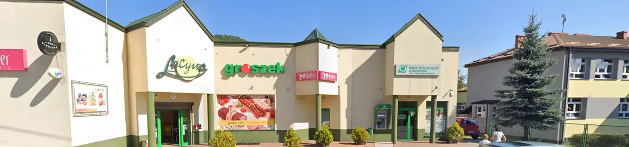 Zdjęcie placówki Banku Spółdzielczego przy ulicy Klęczany w Klęczanach