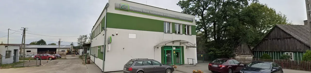 Zdjęcie placówki Banku Spółdzielczego przy ulicy Złoczewskiej w Klonowej