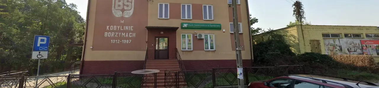 Zdjęcie placówki Banku Spółdzielczego przy ulicy Kobylin-Borzymy w Kobylin-Borzymy