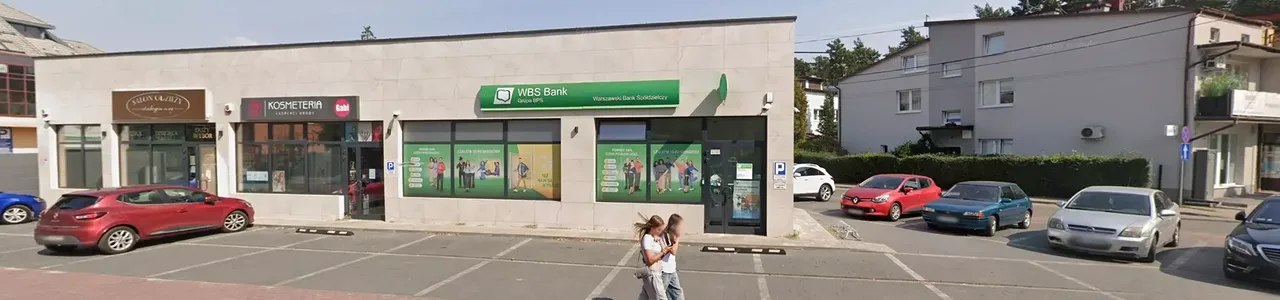 Zdjęcie placówki Banku Spółdzielczego przy ulicy Ręczajska w Kobyłce