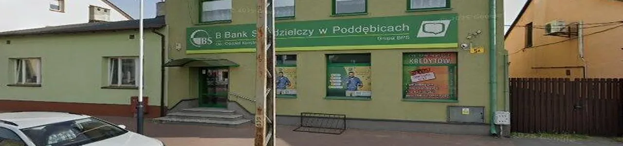 Zdjęcie jednej z konstantynowskich placówek banku spółdzielczego