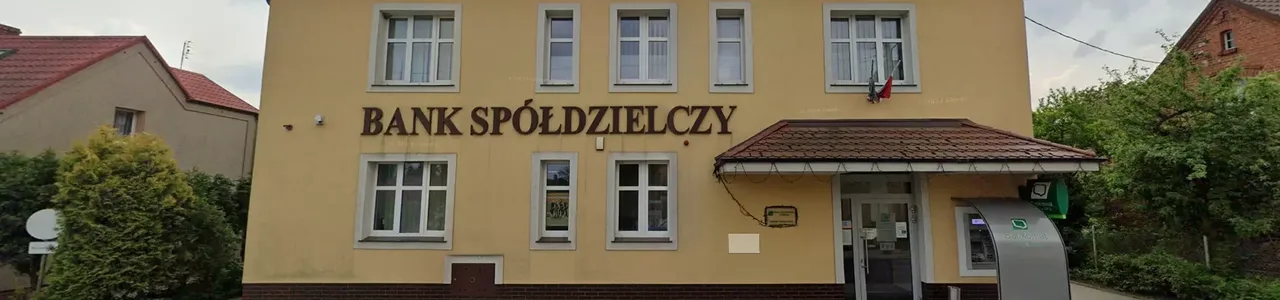 Zdjęcie placówki Banku Spółdzielczego przy ulicy Parkowej w Krośnicach