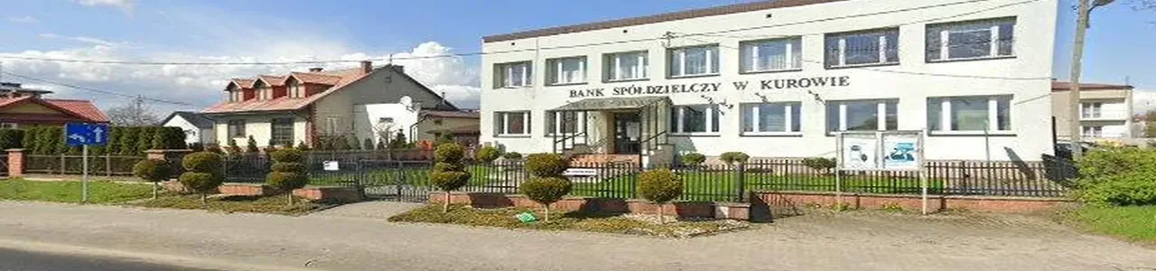 Zdjęcie jednej z kurowskich placówek banku spółdzielczego