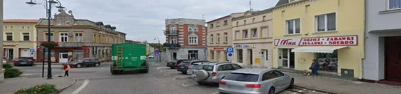 Zdjęcie jednej z placówek banku spółdzielczego w Łasinie