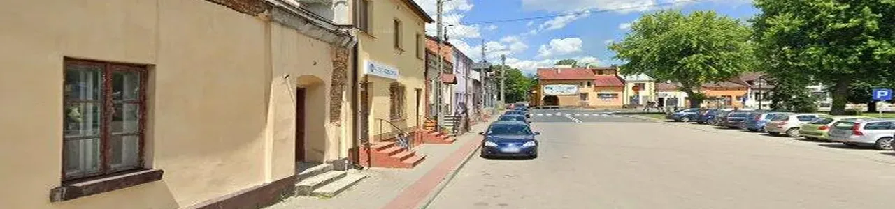 Zdjęcie placówki Banku Spółdzielczego przy ulicy Partyzantów w Lelowie