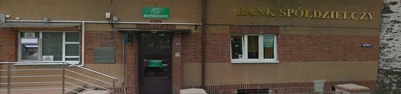 Zdjęcie placówki Banku Spółdzielczego przy ulicy Ogrodowej w Lidzbarku Warmińskim