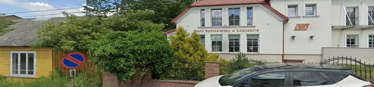 Zdjęcie placówki Banku Spółdzielczego przy ulicy Przedborskiej w Łopusznie