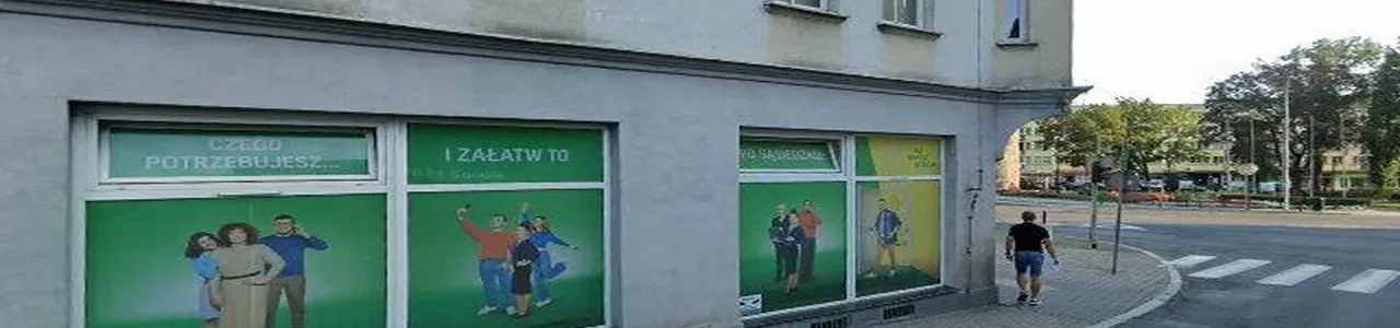 Zdjęcie placówki Banku Spółdzielczego przy ulicy Dąbrowskiego w Lubaniu