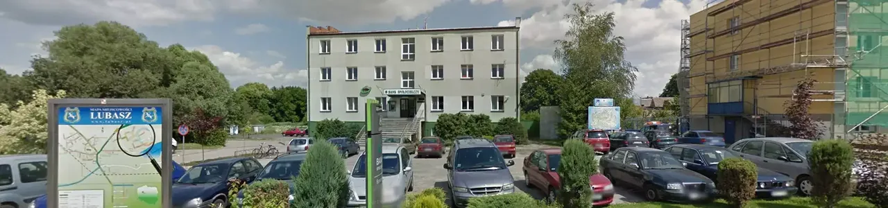 Zdjęcie placówki Banku Spółdzielczego przy ulicy Chrobrego w Lubaszu