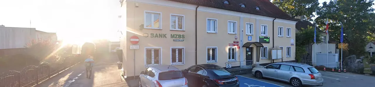 Zdjęcie placówki Banku Spółdzielczego przy ulicy Kopernika w Małdytach