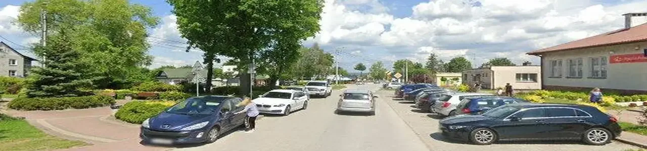 Zdjęcie placówki Banku Spółdzielczego przy ulicy Centralnej w Mniowie