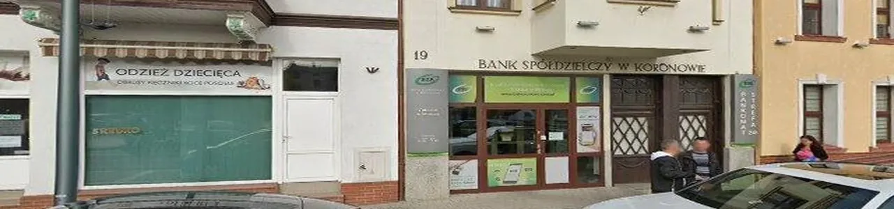 Zdjęcie placówki Banku Spółdzielczego przy ulicy 1 Maja w Mroczy