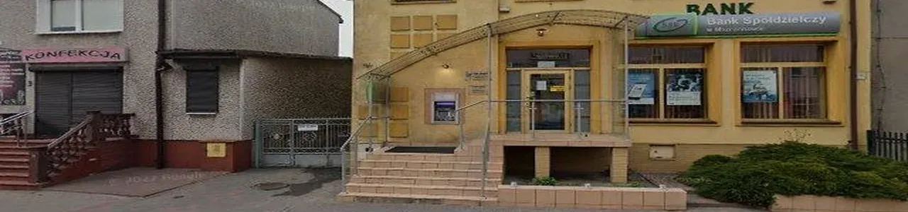 Zdjęcie jednej z placówek banku spółdzielczego w Mszczonowie