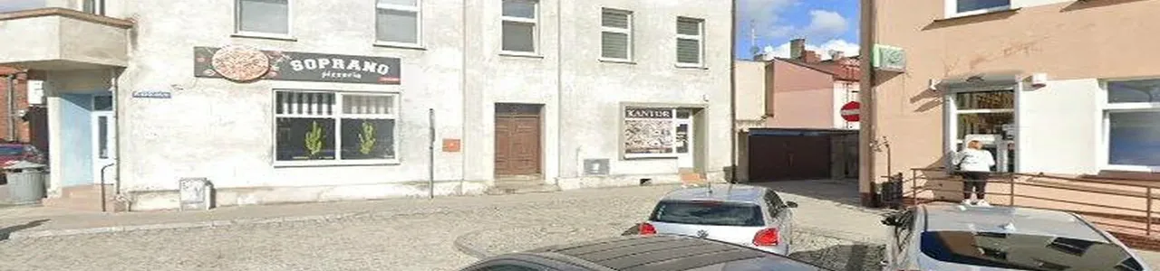 Zdjęcie placówki Banku Spółdzielczego w Odolanowie przy ulicy T. Kościuszki.