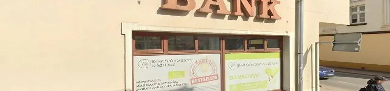 Zdjęcie placówki Banku Spółdzielczego w Ornecie przy ulicy Zamkowej w Ornecie