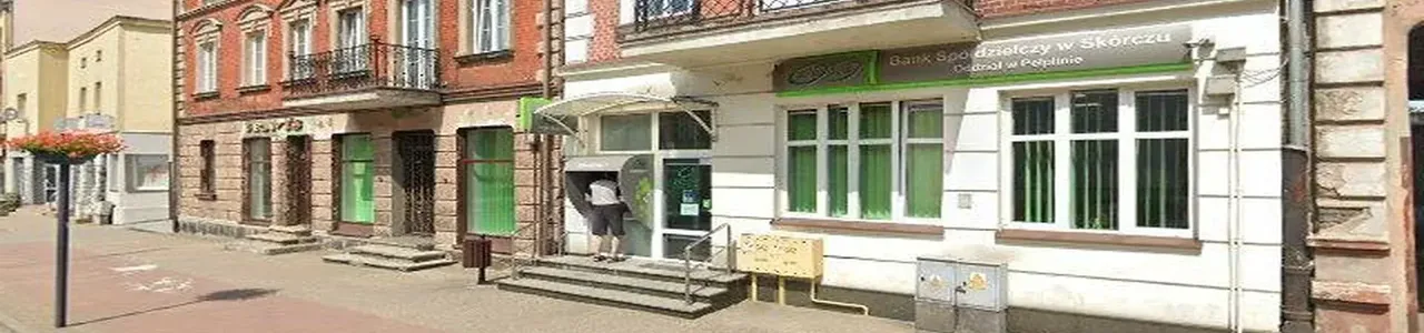Zdjęcie placówki Banku Spółdzielczego w Pelplinie przy ulicy Mickiewicza